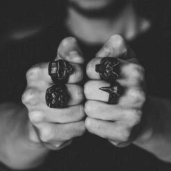 Moody Mason Bague Makt Grise Le Lion -Bagues Magasin 1prvaslika 2