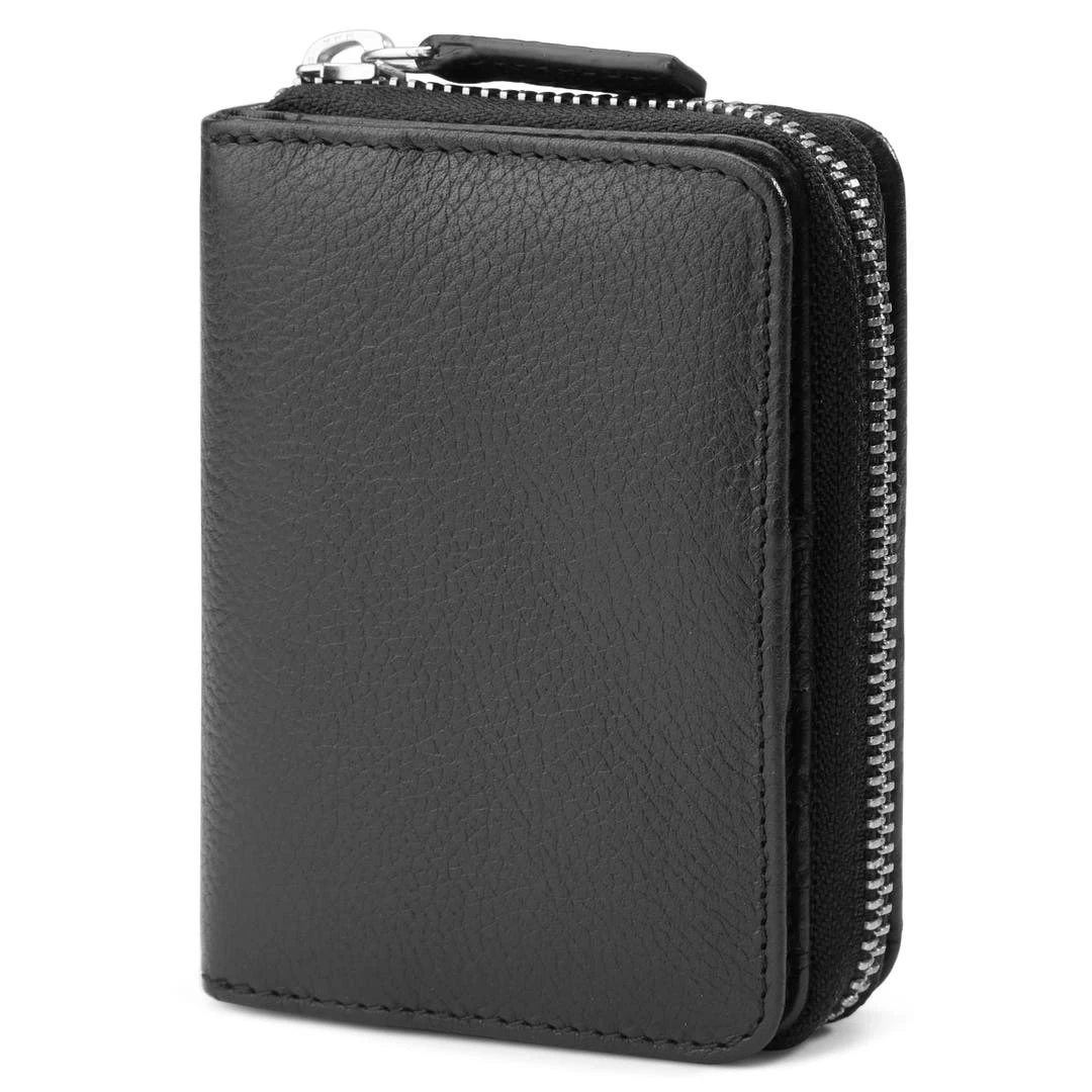 Lucleon Portefeuille Anti-RFID En Cuir Noir Lorn 3 Lucleon Portefeuille Anti-RFID En Cuir Noir Lorn