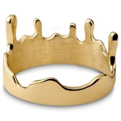 Otsu Fahrenheit | Bague En Métal Doré -Bagues Magasin 2 2.c2bb28550180330143f2d6ad79f04b65 8