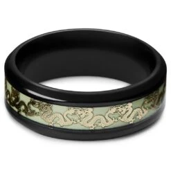Fort Tempus Bague Phosphorescente à Motifs Dragons -Bagues Magasin 2 2 02148afe012b7c194435f265d90c3187 9