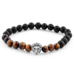 Neshraw Bracelet Le Lion Argenté