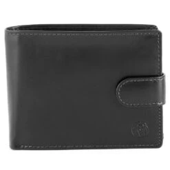 Lucleon Portefeuille Ergonomique En Cuir Noir Jasper -Bagues Magasin 2 2 260