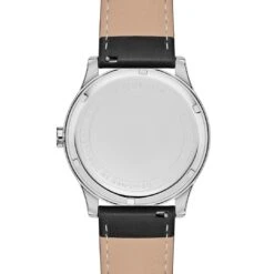 Fawler Imperator | Montre à Phases De Lune En Acier Inoxydable Noir Et Argenté -Bagues Magasin 2 3carr