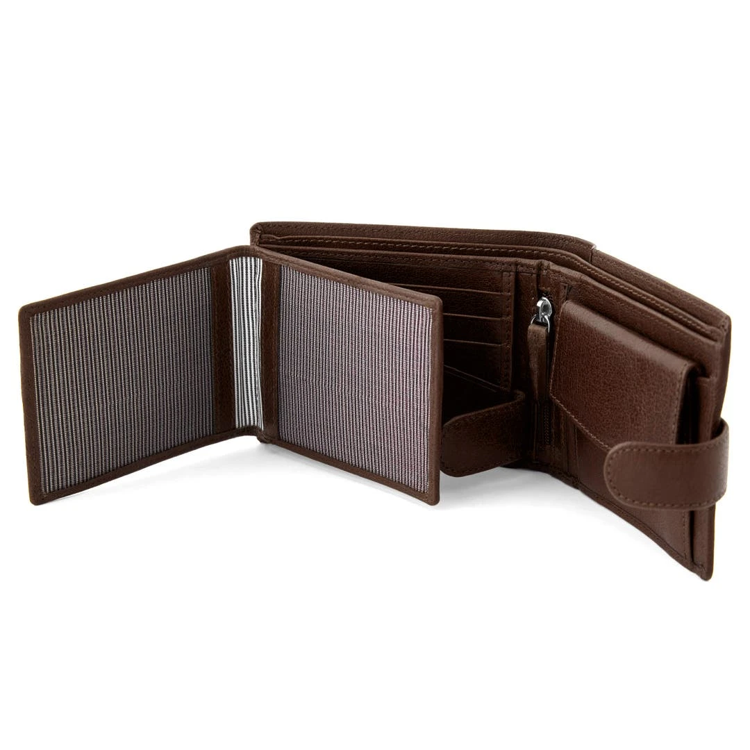 Lucleon Portefeuille Ergonomique En Cuir Marron California 4 Lucleon Portefeuille Ergonomique En Cuir Marron California – Image 2