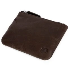 Lucleon Bourse Anti RFID Montreal En Cuir Marron -Bagues Magasin 2 6 57