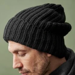 Fawler Bonnet Noir à Grosses Mailles Fee Moontagna 13 Fawler Bonnet Noir à Grosses Mailles Fee Moontagna -Bagues Magasin 20382best1