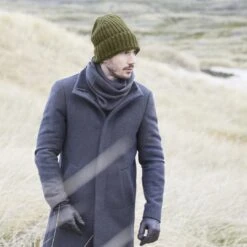 Fawler Bonnet Vert Olive à Grosses Mailles Fee Montagna -Bagues Magasin 20467ij383 1 1