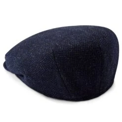 Fawler Casquette Plate Fido Eddye En Laine Bleue 12 Fawler Casquette Plate Fido Eddye En Laine Bleue -Bagues Magasin 21 2 copy 3