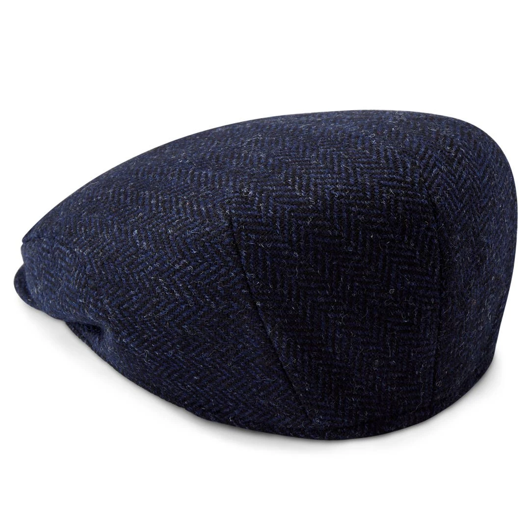 Fawler Casquette Plate Fido Eddye En Laine Bleue 7 Fawler Casquette Plate Fido Eddye En Laine Bleue – Image 5