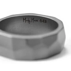 Moody Mason Large Bague En Acier Jax -Bagues Magasin 21537 2