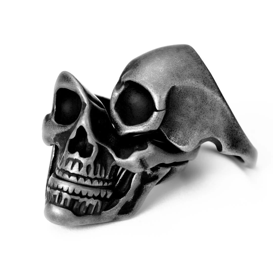 Moody Mason Bague 3 En 1 Le Crâne En Acier Jax 4 Moody Mason Bague 3 En 1 Le Crâne En Acier Jax – Image 2