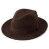 Fawler Chapeau Fedora Fido Alessandria En Laine Brune 1 Fawler Chapeau Fedora Fido Alessandria En Laine Brune -Bagues Magasin 22 1 copy 4