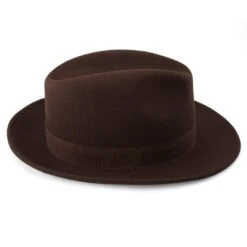 Fawler Chapeau Fedora Fido Alessandria En Laine Brune -Bagues Magasin 22 3 copy 3