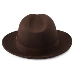 Fawler Chapeau Fedora Fido Alessandria En Laine Brune -Bagues Magasin 22 4 copy 2
