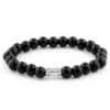 Neshraw Bracelet Noir Liquide Onyx -Bagues Magasin 22 86