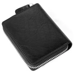 Lucleon Porte-cartes Accordéon Montreal En Cuir Noir RFID -Bagues Magasin 23 4 45