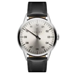 Fawler Paz | Montre Habillée Argenté à Une Seule Aiguille En Acier Inoxydable