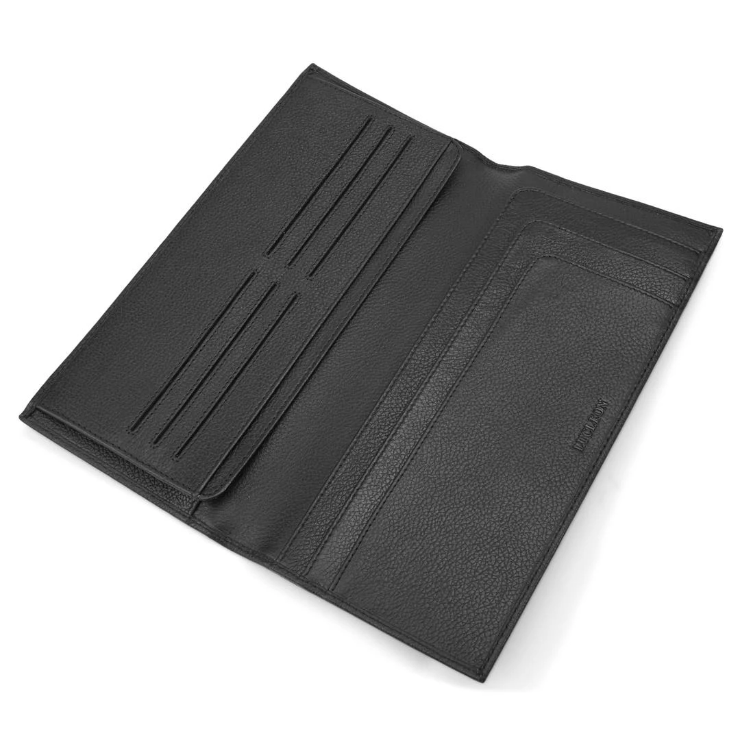 Lucleon Portefeuille De Voyage En Cuir Noir Avec Blocage RFID Lowe 4 Lucleon Portefeuille De Voyage En Cuir Noir Avec Blocage RFID Lowe – Image 2