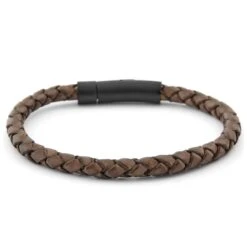 Lucleon Bracelet En Cuir Marron Et Noir 10 Lucleon Bracelet En Cuir Marron Et Noir -Bagues Magasin 3 1 135 1 45 1 57 1 10