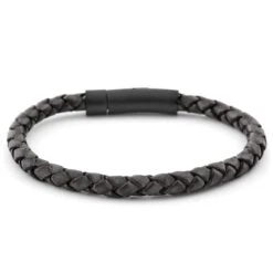 Lucleon Bracelet En Cuir Noir Et Gris 9 Lucleon Bracelet En Cuir Noir Et Gris -Bagues Magasin 3 1 3e7301c117e47e3232cace78c44cba06 3