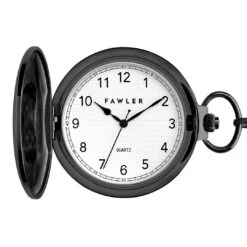 Fawler Eston | Montre De Poche Noire