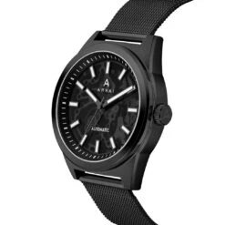 Arkai Caron | Montre Squelette Automatique En Acier Inoxydable Noir 9 Arkai Caron | Montre Squelette Automatique En Acier Inoxydable Noir -Bagues Magasin 3 2karonver2