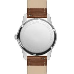 Fawler Dayton | Dayton | Montre En Acier Inoxydable Argenté Avec Cadran Gris Texturé -Bagues Magasin 3 3dajton