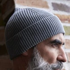Fawler Bonnet Kite Kevin En Coton Organique Gris -Bagues Magasin 33 grey kevin kite spring beanie cropped