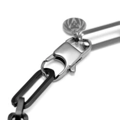 Lucleon Bracelet à Chaîne Torsadée Couleur Argent Et Bronze Gunmétal Cedric Amager -Bagues Magasin 35 3aa85afb382cd2a5eb659a16f0a058d40 3