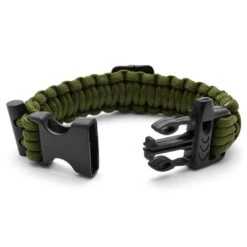 Tailor Toki Bracelet Paracord Noir Avec Sifflet Intégré -Bagues Magasin 3 kopi
