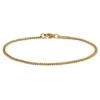 Lucleon Bracelet Chaîne à Mailles Dorées - 2 Mm -Bagues Magasin 4 1.182e74eacd4e730025272d536ad08e70 3