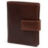 Lucleon Portefeuille Montreal Compact En Cuir Marron Foncé RFID -Bagues Magasin 4 1 11 8