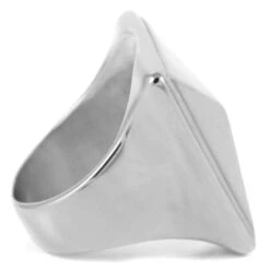 SteelCZ Chevalière Carrée En Acier 8 SteelCZ Chevalière Carrée En Acier -Bagues Magasin 4 2 6 1