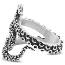 Moody Mason Bague Argenté Le Tentacule -Bagues Magasin 4 4.ee87ae56a492cde513687eaea68bf0e8 8