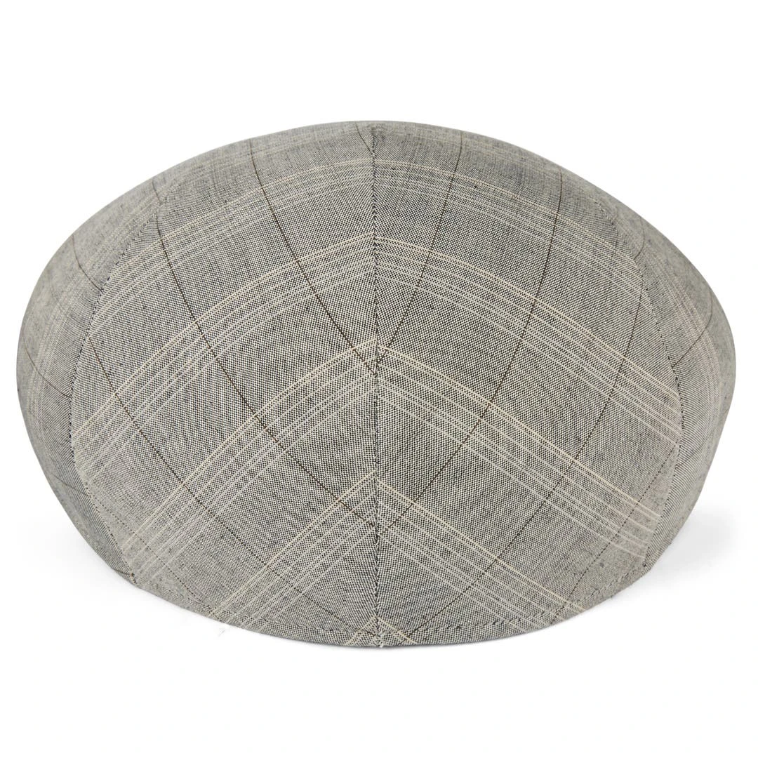 Fawler Casquette Plate Tirreno à Motif écossais Gris 6 Fawler Casquette Plate Tirreno à Motif écossais Gris – Image 4