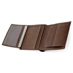 Lucleon Portefeuille En Cuir Marron Stand-Up California 9 Lucleon Portefeuille En Cuir Marron Stand-Up California -Bagues Magasin 4 4 62