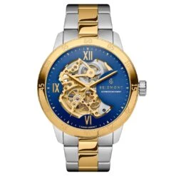 Seizmont Dante II | Montre Squelette Couleur Argent Et Or