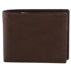 Lucleon Portefeuille En Cuir Marron Zip Intérieur California -Bagues Magasin 5 1 300