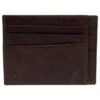 Lucleon Porte-cartes Montréal En Cuir Marron Foncé RFID -Bagues Magasin 5 1 9 3