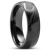 Lucleon Fortis | Anneau En Acier Damas Couleur Noir & Gunmetal - 7 Mm -Bagues Magasin 5 2.e714acce3acfa94012dc7e324bb02e68 8