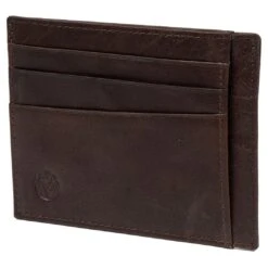 Lucleon Porte-cartes Montréal En Cuir Marron Foncé RFID -Bagues Magasin 5 2 6 4