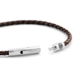 Lucleon Bracelet Collins En Cuir Brun - 3 Mm -Bagues Magasin 5 3.2e5df1f4e324b845821ada62f8249d11 2
