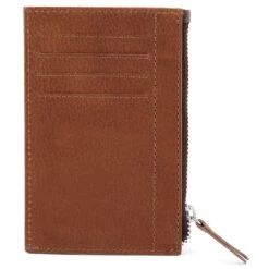 Lucleon Porte-cartes Lemmy Anti-RFID En Cuir Brun Clair -Bagues Magasin 5 3 282