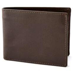 Lucleon Portefeuille Compact Marron Avec Protection RFID