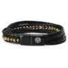 Lucleon Bracelet Naxos En Cuir Noir Et Pierres Unakite Vertes -Bagues Magasin 6 1.9ab23bccf30839663f6f22924826aedf 3