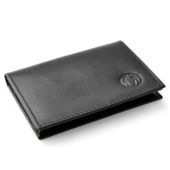 Lucleon Porte-cartes à Double Rabat Noir Avec Protection RFID -Bagues Magasin 6 1 72 2 65