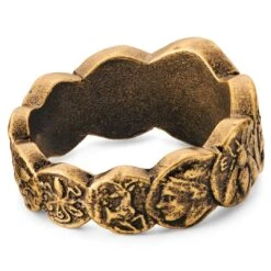 Lucleon Obelius | Bague En Métal Doré Vintage - Les Pièces De Monnaie 7 Lucleon Obelius | Bague En Métal Doré Vintage - Les Pièces De Monnaie -Bagues Magasin 7 2 79b840edb5127980b34ff85d4603c7bb 8