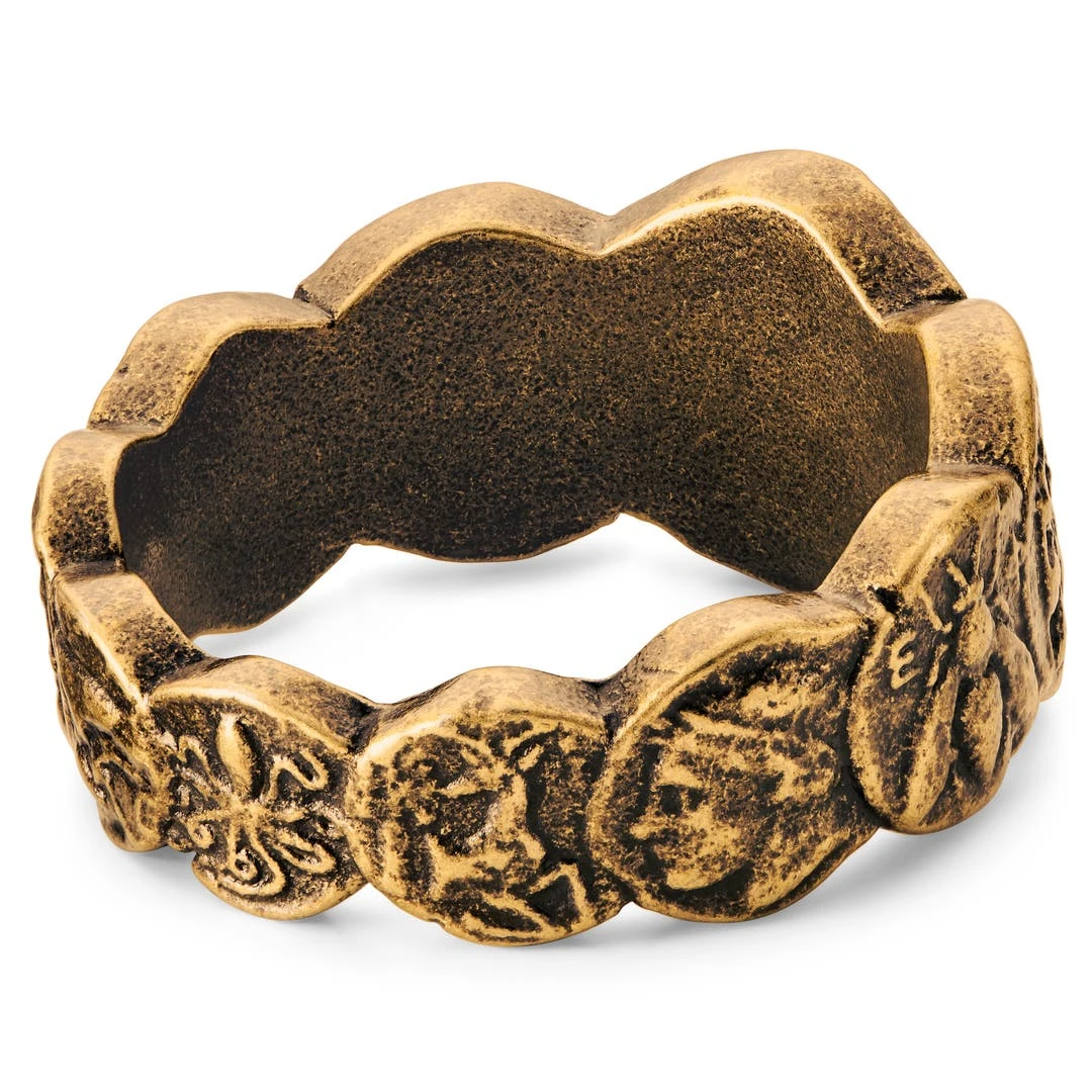 Lucleon Obelius | Bague En Métal Doré Vintage - Les Pièces De Monnaie 4 Lucleon Obelius | Bague En Métal Doré Vintage - Les Pièces De Monnaie – Image 2