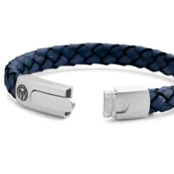 Lucleon Bracelet Bolo Massif En Cuir Bleu Uni -Bagues Magasin 7 3 dba5bead83fa6519e6241eeb650c4c0d 3