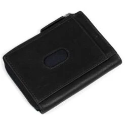 Lucleon Portefeuille Montreal En Cuir Noir Casual RFID -Bagues Magasin 7 4 76